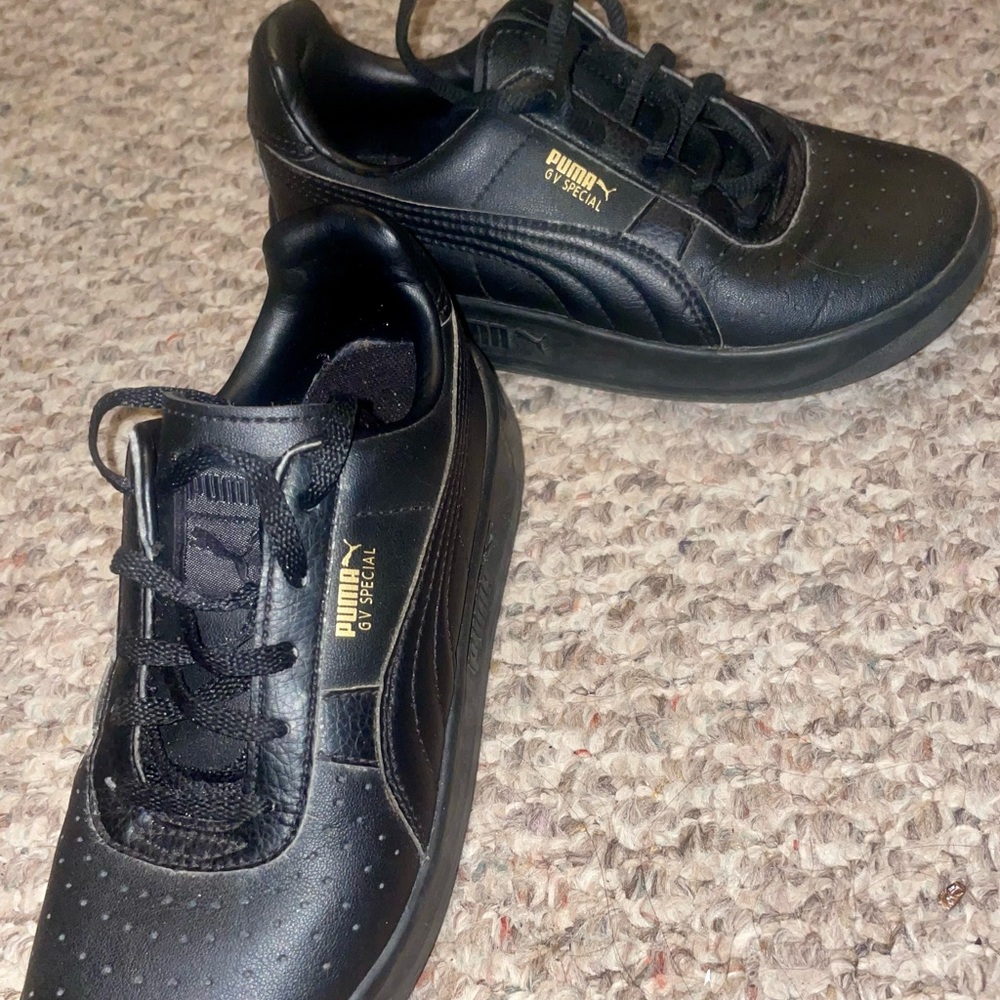 Puma Black Gold little boys Sneakers